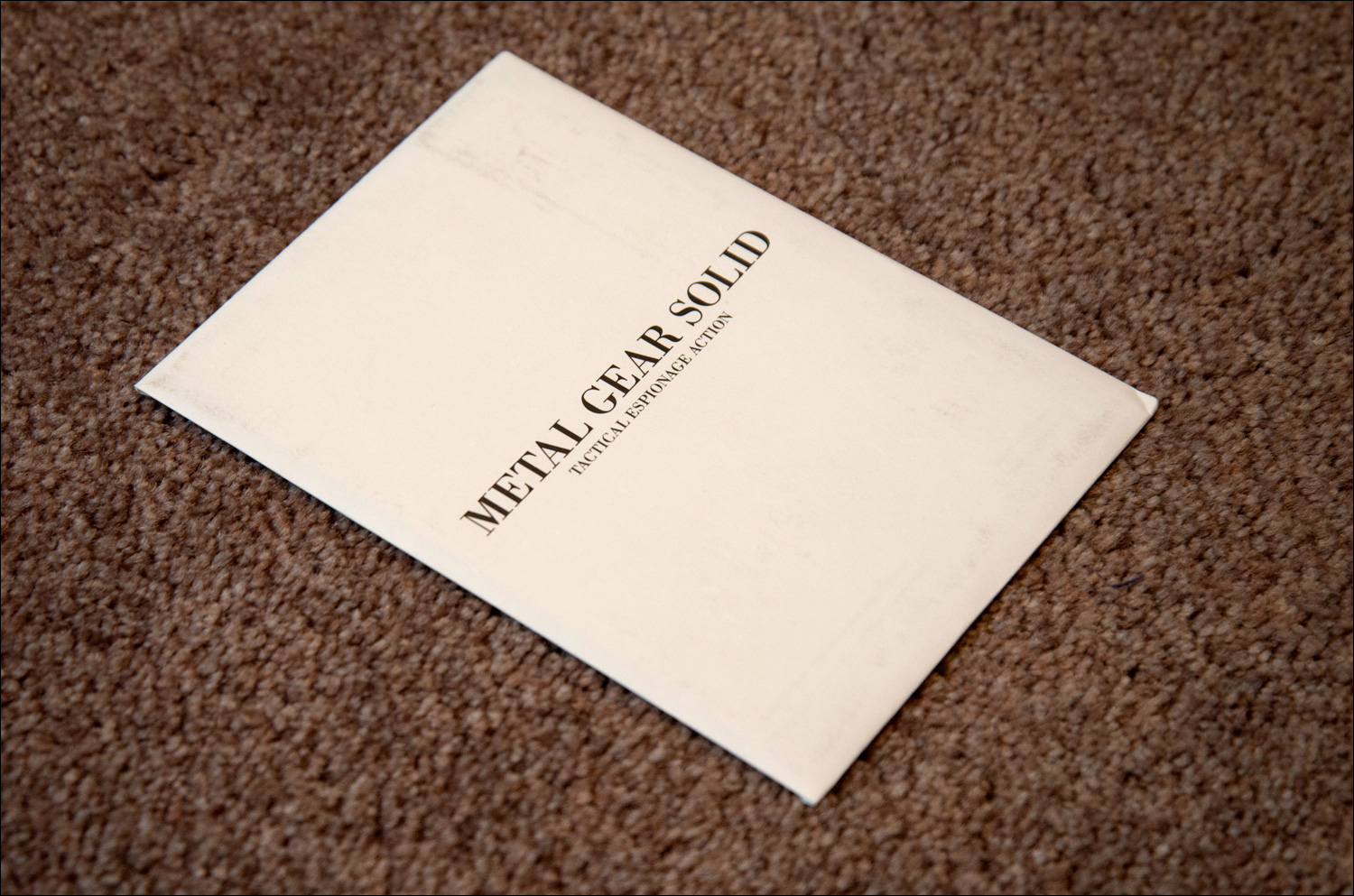Metal-Gear-Solid-Premium-Package-Postcards-Envelope
