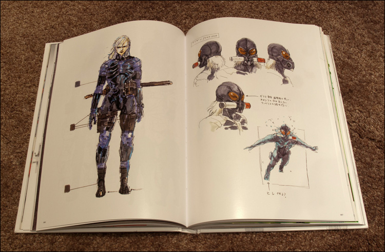 MGS-HD-Collection-Artbook-MGS2-Raiden-Page